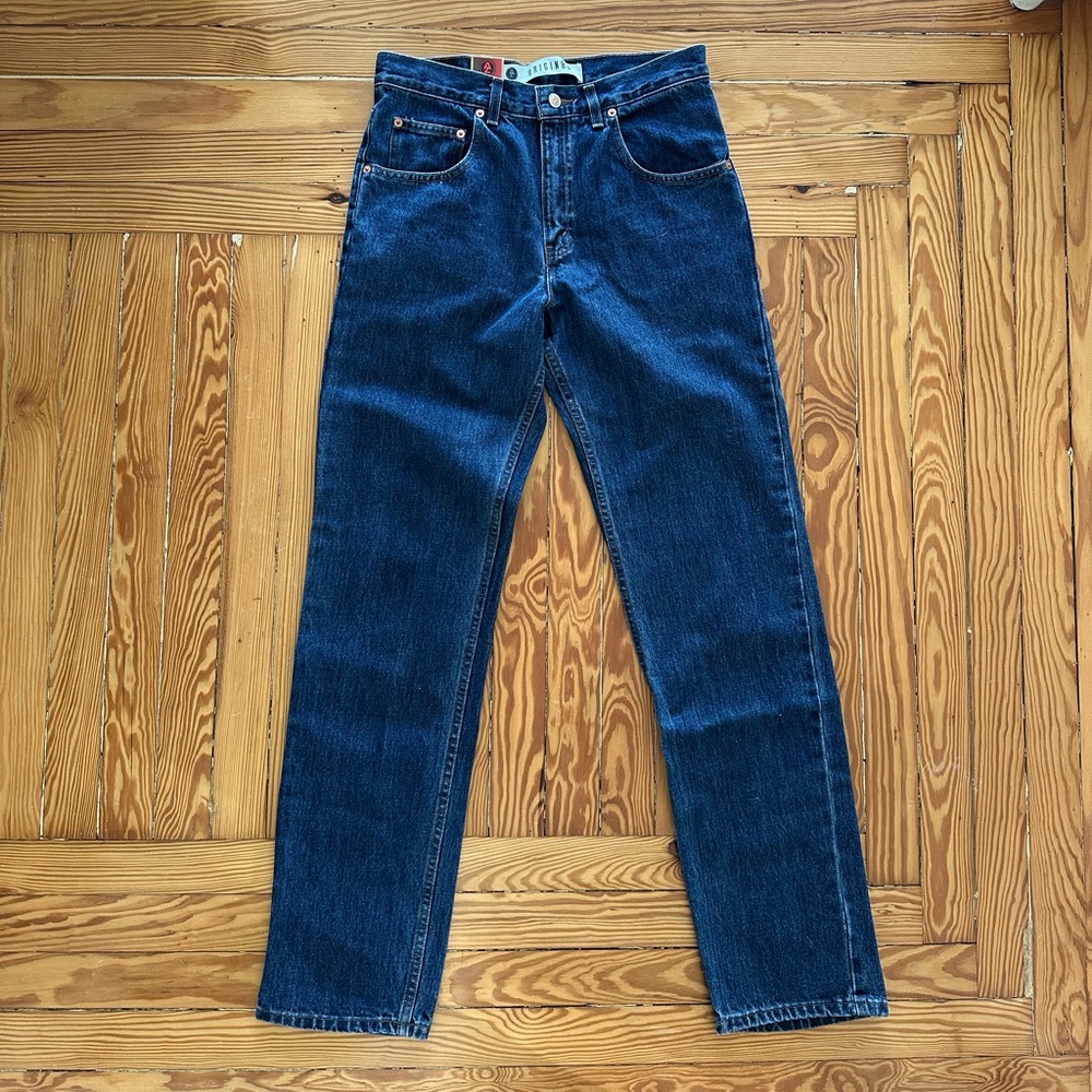 Vintage 2001 Arizona Jeans Original Fit Dark Blue Denim 32x34 Straight Leg
